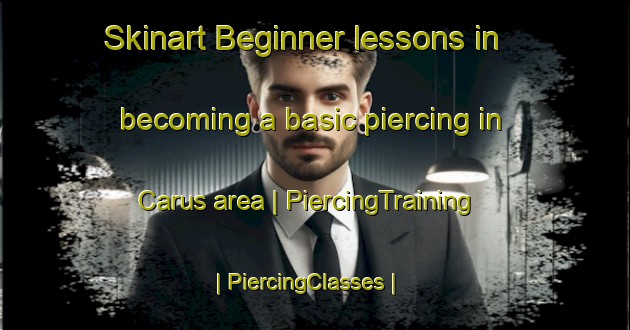 Skinart Beginner lessons in becoming a basic piercing in Carus area | PiercingTraining | PiercingClasses | SkinartTraining-United States